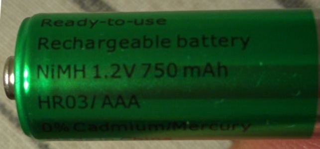 АКБ ААА "IKEA LADDA". 1.2v, 750mA